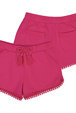 Mayoral Chenille Shorts, Fuchsia