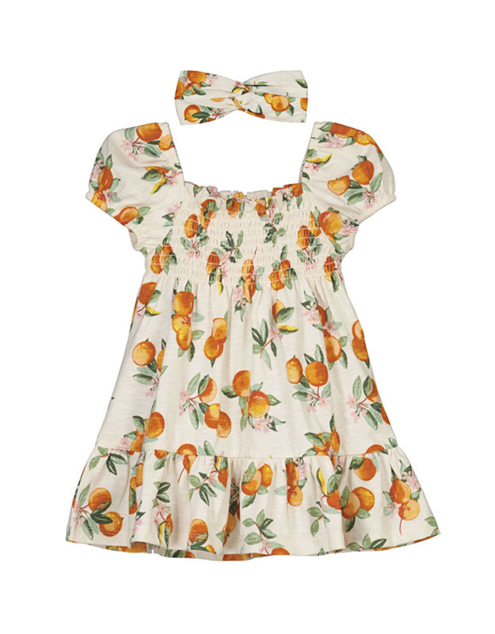 Mayoral Dress w/Headband, Clementines