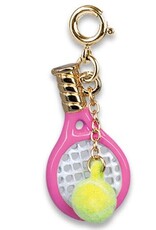 Charm It! Gold Tennis Raquet Charm