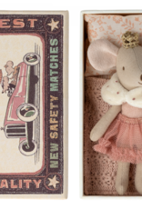 Maileg Princess Mouse, Little Sister in Matchbox