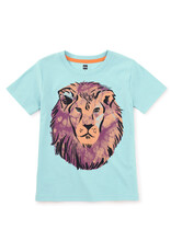 Tea Lion Graphic Tee / Canal Blue