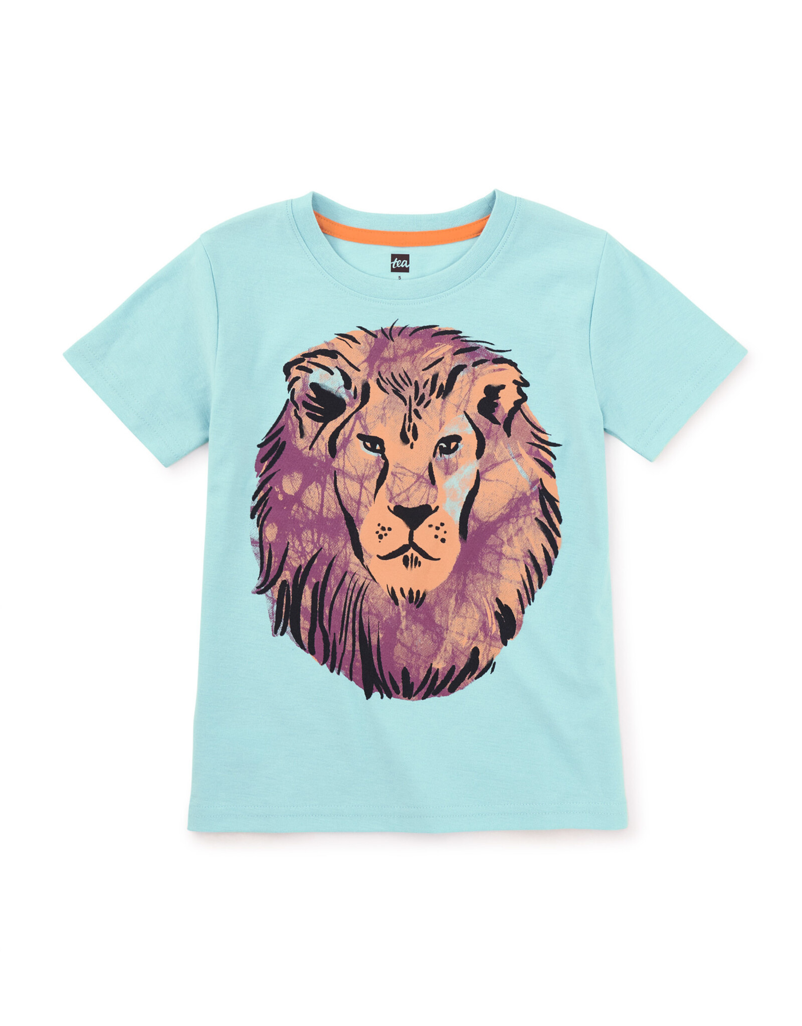Tea Lion Graphic Tee / Canal Blue