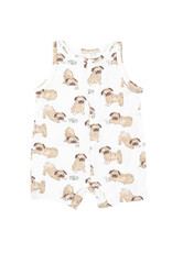 Angel Dear Sleeveless Romper, Pugs