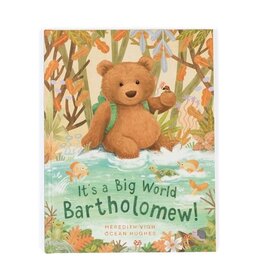 Jellycat It's a Big World, Bartholomew Bear board book
