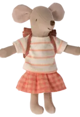 Maileg Tricycle Mouse, Coral, Big Sister Maileg Tricycle Mouse, Coral, Big Sister