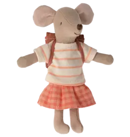 Maileg Tricycle Mouse, Coral, Big Sister