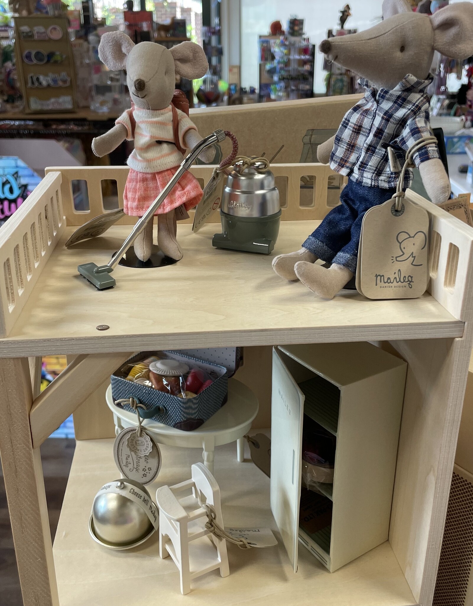 Maileg Tricycle Mouse, Coral, Big Sister