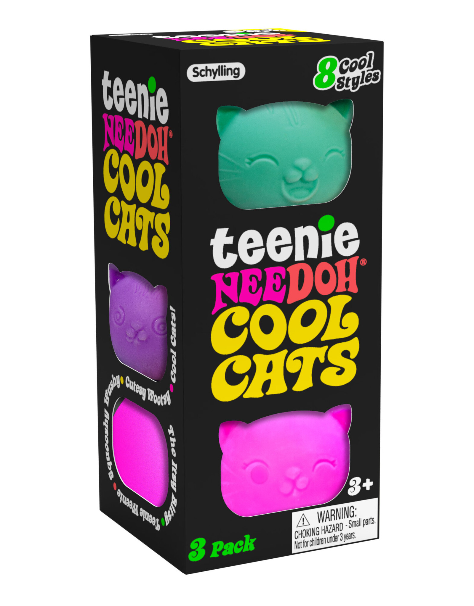 Teenie Nee Doh Cool Cats, Assorted
