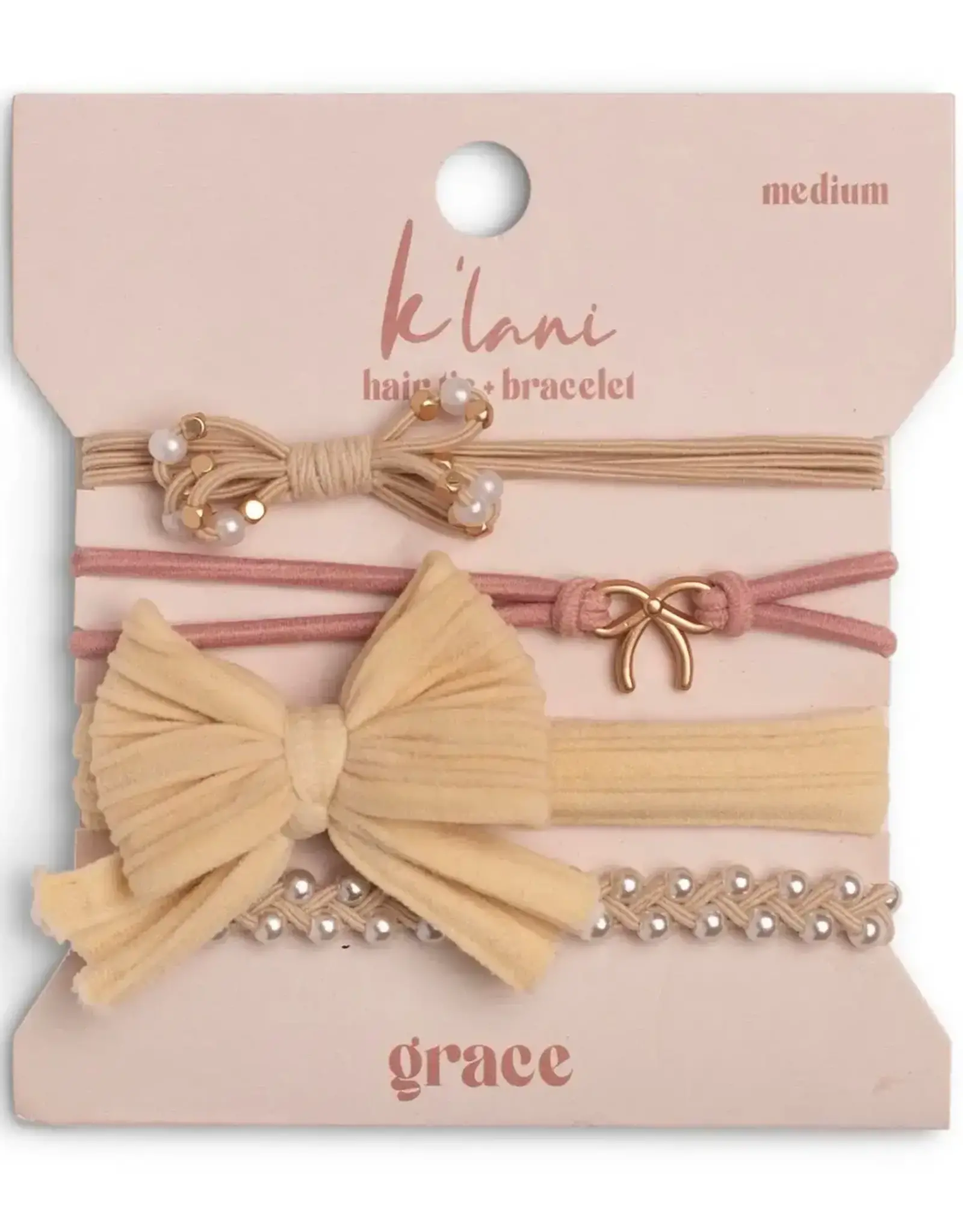 K'lani K'lani Hair Tie Bracelets, Grace