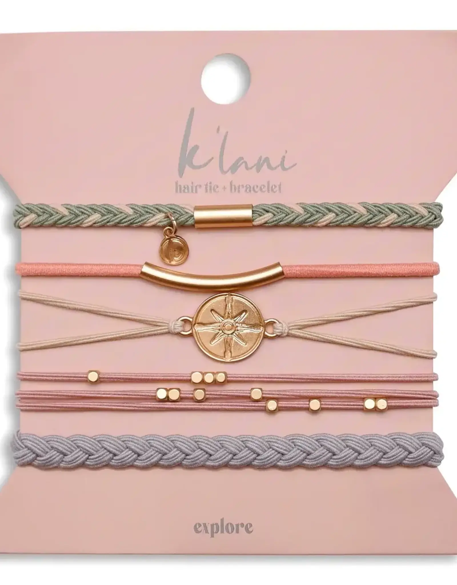 K'lani K'lani Hair Tie Bracelet Set, Explore