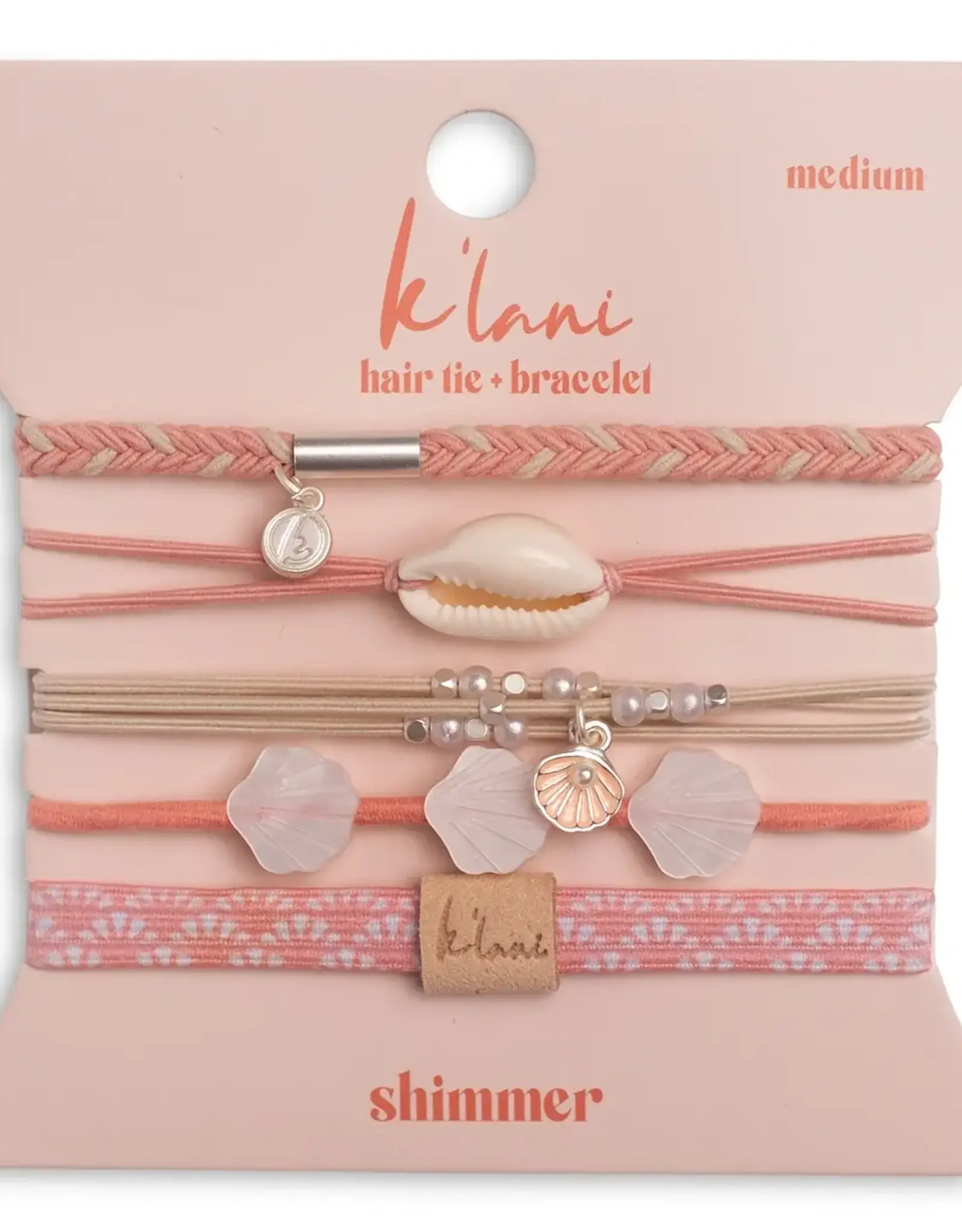 K'lani K'lani Hair Tie Bracelet, Shimmer