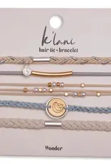 K'lani K'lani Hair Tie Bracelet Set, Wonder