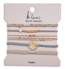 K'lani K'lani Hair Tie Bracelet Set, Wonder