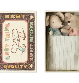 Maileg  Mice Twins in Matchbox