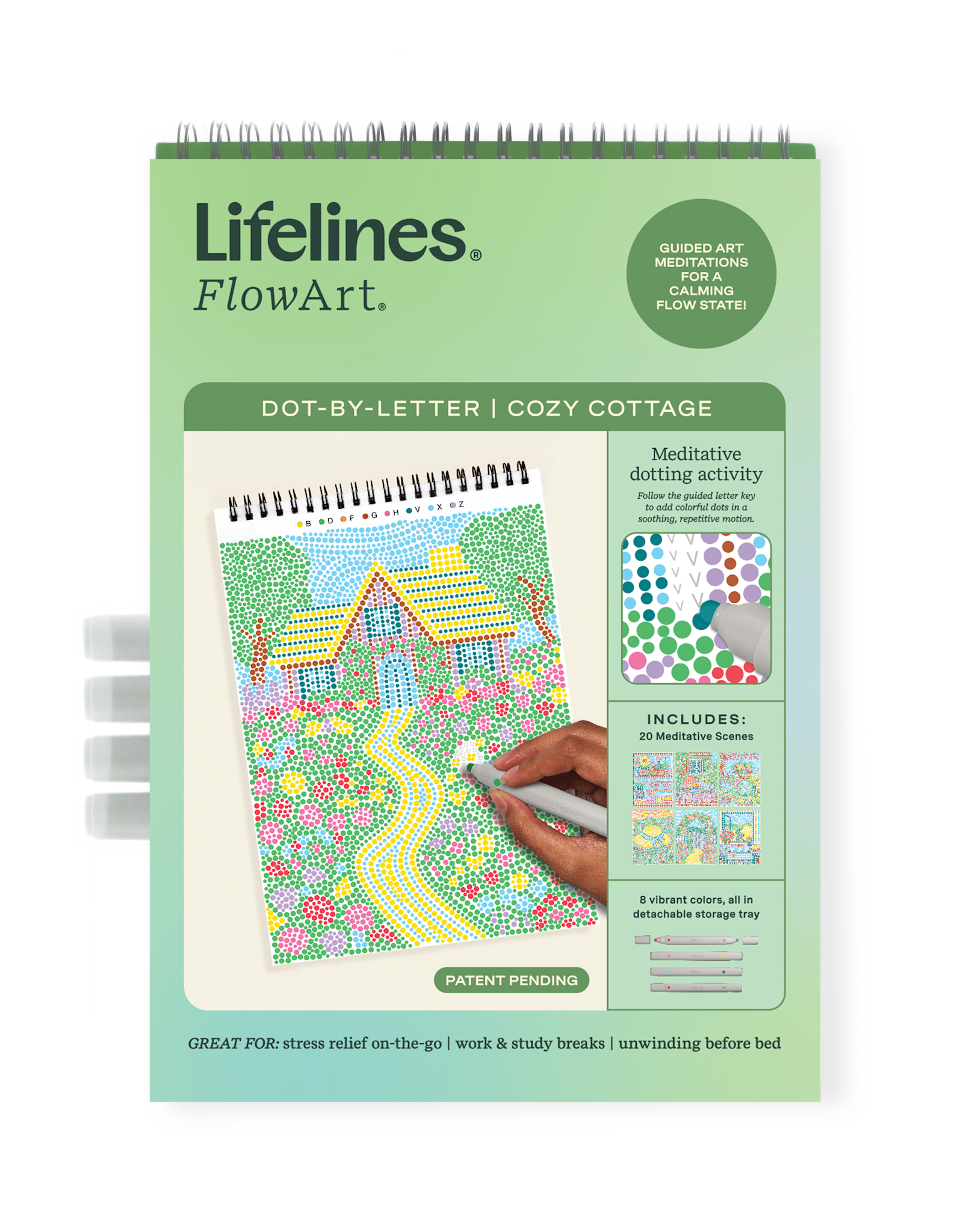Lifelines FlowArt Dot by Letter, Cozy Cottage