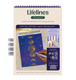 Lifelines FlowArt Dot by Letter, Into the Galaxy, Metallic