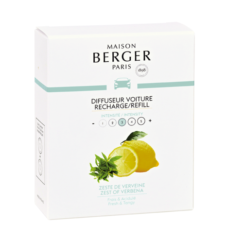 Lampe Berger LAMPE BERGER CAR DIFFUSER REFILL ZEST OF VERBENA Lampe Berger LAMPE BERGER CAR DIFFUSER REFILL ZEST OF VERBENA