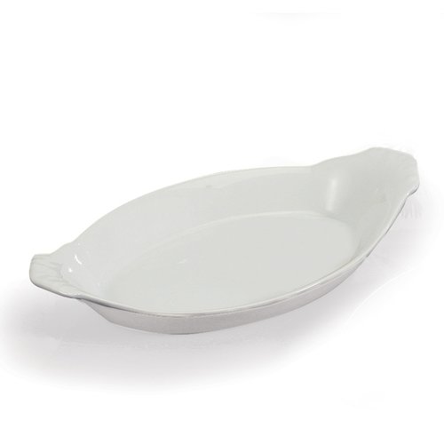 BIA BIA Au Gratin Dish White 10" BIA BIA Au Gratin Dish White 10"