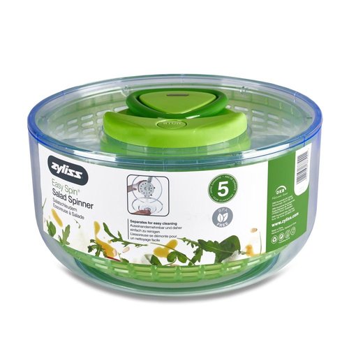 Zyliss ZYLISS EASY SPIN SALAD SPINNER GREEN Zyliss ZYLISS EASY SPIN SALAD SPINNER GREEN