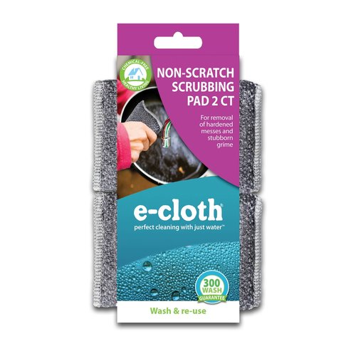E-Cloth Inc. NON-SCRATCH SCRUBBING PAD/ SET OF 2 E-CLOTH