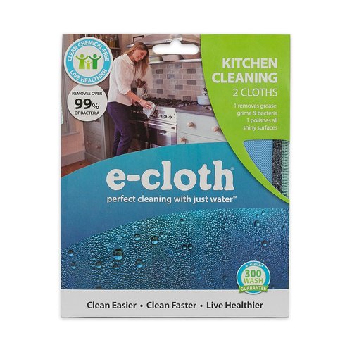 E-Cloth Inc. KITCHEN CLEANING E-CLOTH SET OF 2 E-Cloth Inc. KITCHEN CLEANING E-CLOTH SET OF 2