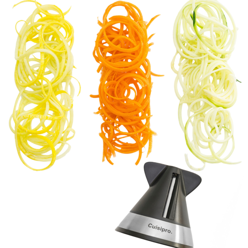 Cuisipro CUISIPRO Spiralizer Set of 2 Red & Black Cuisipro CUISIPRO Spiralizer Set of 2 Red & Black