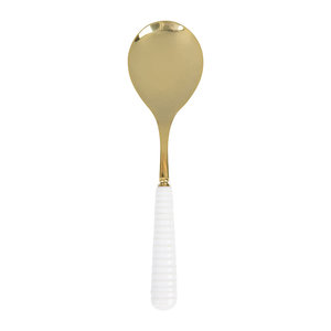 Sophie Conran SOPHIE Serving Spoon Gold-10 ins White