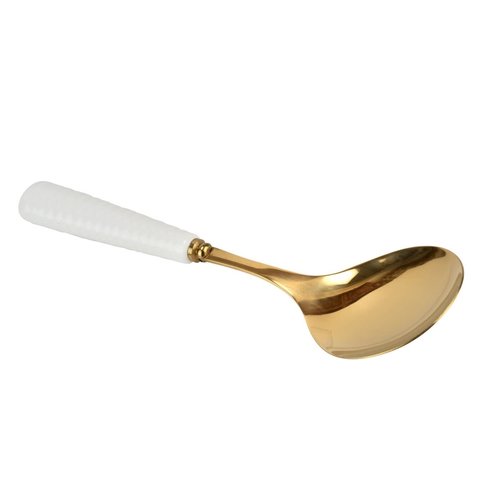Sophie Conran SOPHIE Serving Spoon Gold-10 ins White