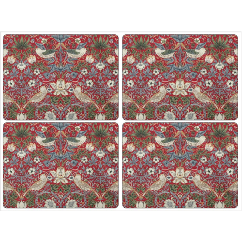 Pimpernel Placemats Morris Strawberry Thief Red Set/4 Pimpernel Pimpernel Placemats Morris Strawberry Thief Red Set/4 Pimpernel