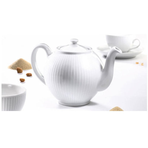 Pillivuyt Plisse Teapot Large 1.5 Qt