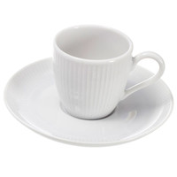 Plisse Espresso Cup With Saucer
