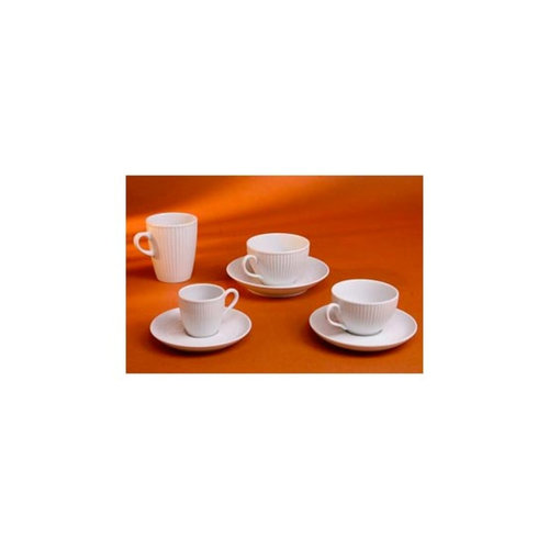 Pillivuyt Plisse Espresso Cup With Saucer