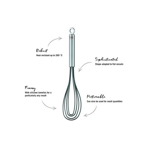 Rosle Silicone Flat Whisk