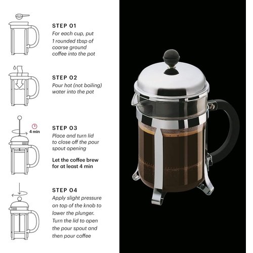 Bodum CHAMBORD French Press 4 Cup 500mL