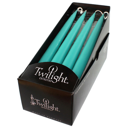 TWILIGHT Danish Taper short 10 ins. Turquoise