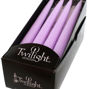 TWILIGHT Danish Taper Short 10 Inch Pastel Purple