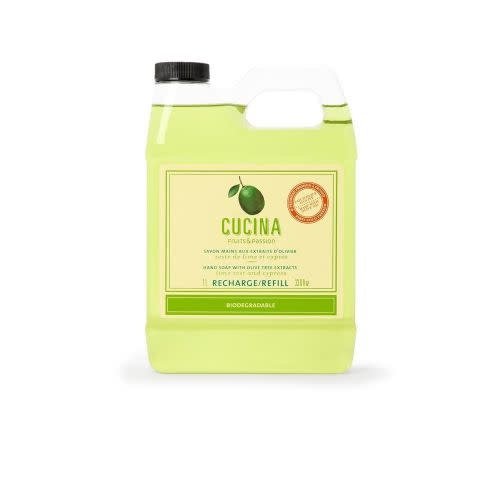FRUIT & PASSION Cucina REFILL HAND SOAP LIME ZEST & CYPRESS FRUIT & PASSION Cucina REFILL HAND SOAP LIME ZEST & CYPRESS