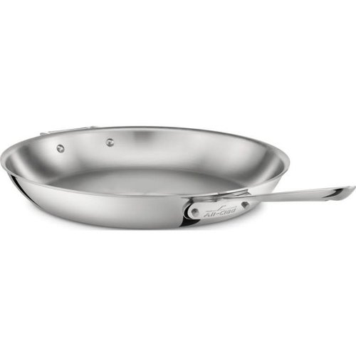 All Clad Fry Pan 14” Stainless Steel D3