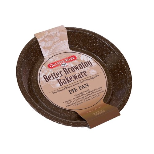 Graniteware BETTER BROWNING Pie Pan 9" Graniteware BETTER BROWNING Pie Pan 9"