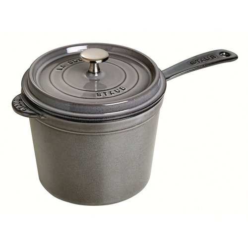 Staub Staub saucepan 3 qt STAUB grey Staub Staub saucepan 3 qt STAUB grey