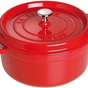 Staub Dutch Oven Round 4 QT STAUB Cherry Red