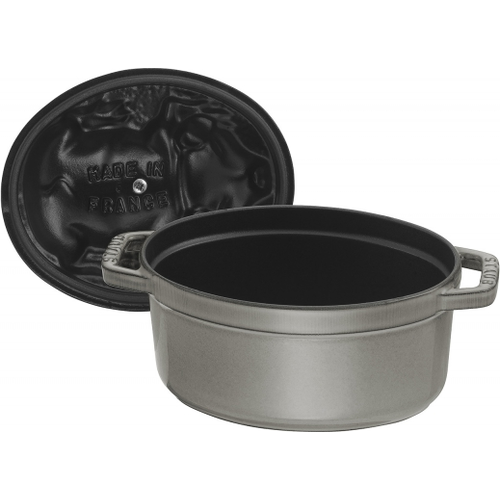 Staub Dutch Oven 1 Qt Piggy Grey Staub