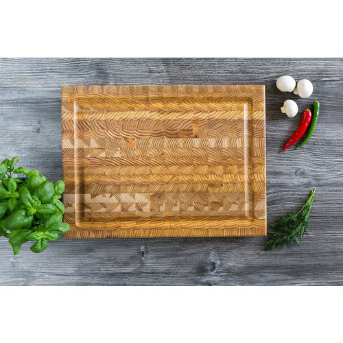 LARCH WOOD Larch Wood Medium Carving Board