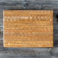 Larch Wood Cutting Board Medium #1