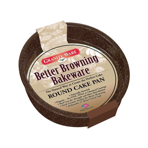Graniteware Cake Pan Round Better Browning Graniteware Cake Pan Round Better Browning