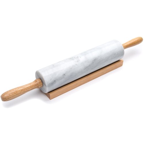 Fox Run Rolling Pin Marble wood handles