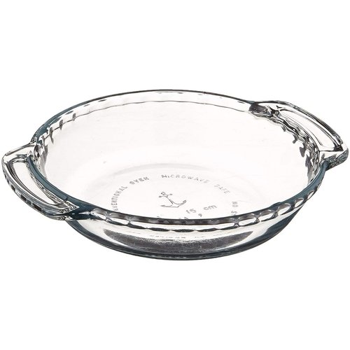 Anchor Hocking Pie Dish Glass Mini 6 Inch