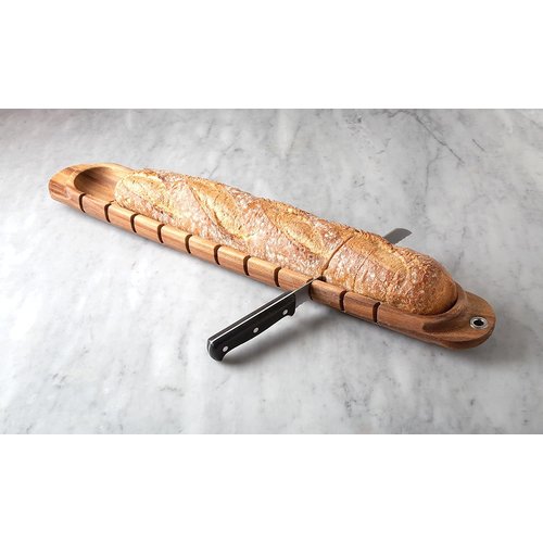 Ironwood Gourmet Baguette Miter Bread Server Acacia Wood