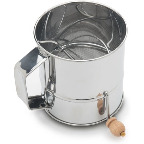 Fox Run Flour Sifter Crank Handle 3 Cup