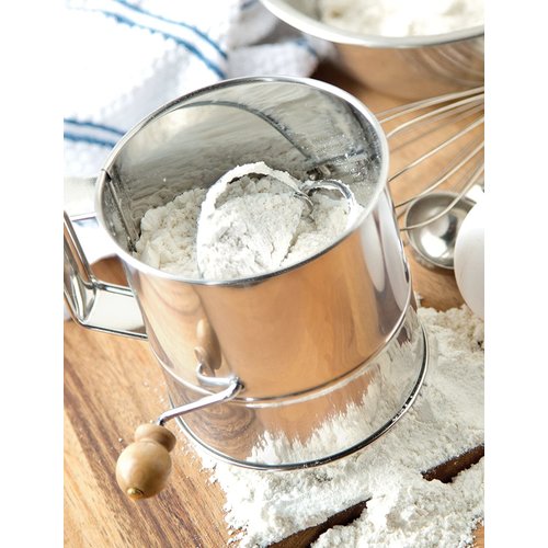 Fox Run Flour Sifter Crank Handle 3 cup